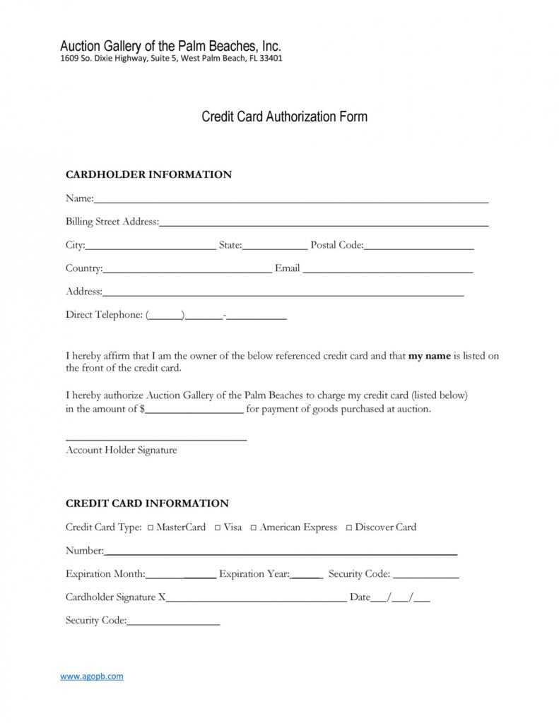 41 Credit Card Authorization Forms Templates {Ready-To-Use} intended for Credit Card Authorization Form Template Word