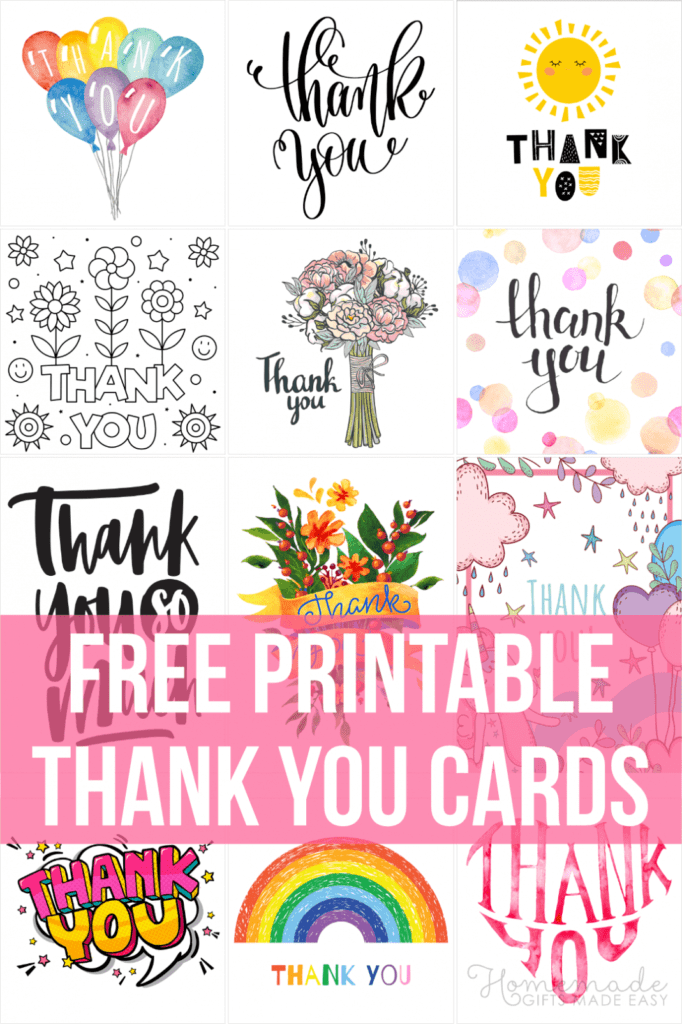 48 Free Printable Thank You Cards - Stylish High Quality Designs within Free Printable Thank You Card Template