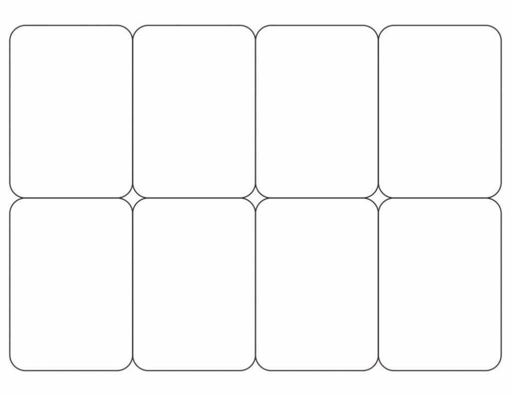 8 Best Blank Playing Card Printable Template For Word intended for Deck Of Cards Template