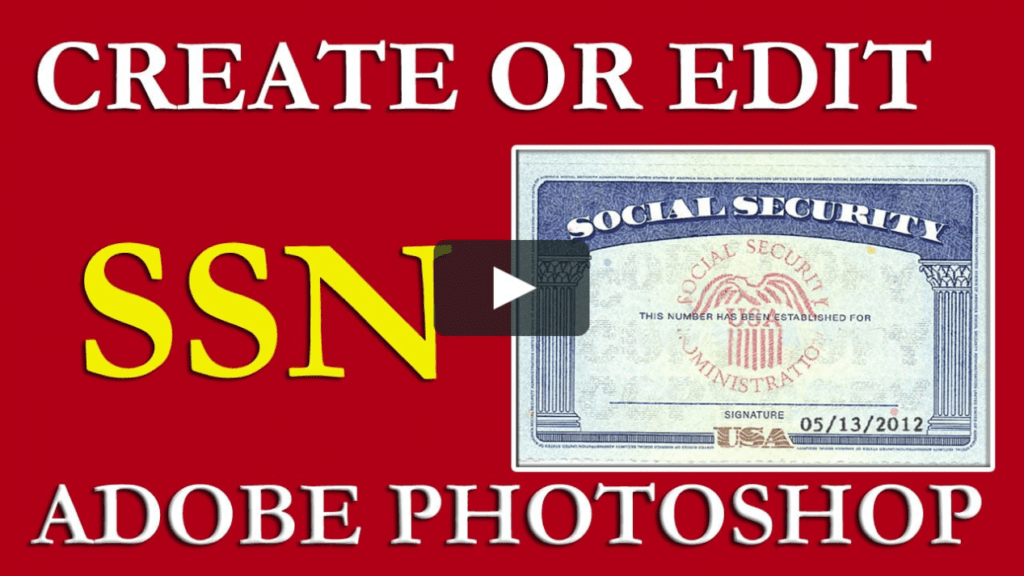 How To Edit Ssn | Ssn Pdf Template Download Free On Vimeo for Fake Social Security Card Template Download