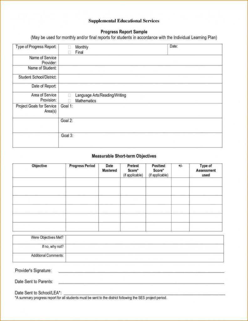 Report Card Template Middle School - Professional Plan Templates with regard to Middle School Report Card Template