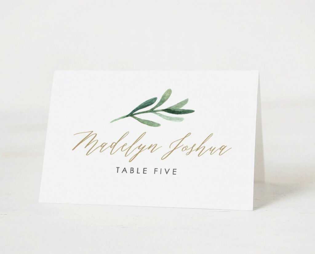 Template For Place Cards ~ Addictionary regarding Free Template For Place Cards 6 Per Sheet